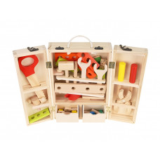 Box + set of wooden tools (14028-uniw)