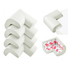 Iso Trade Foam corner protection - 4 pieces (white) (11642-uniw)