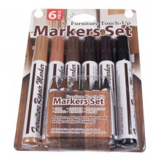 Iso Trade Set for repairing furniture / panels - markers 6 pcs. (14971-uniw)