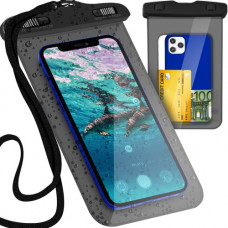 Iso Trade Waterproof case for the phone - black (11647-uniw)