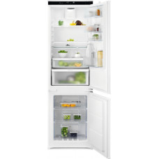 Electrolux ledusskapis ar saldētavu apakšā (iebūv.), 177.2cm