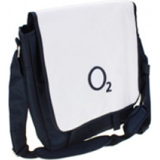 Laptop Bag (O2) 15.4 blue/white Portatīvā datora soma