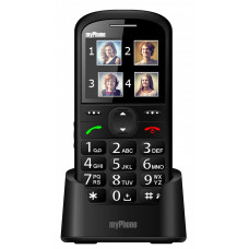MyPhone HALO 2 black podziņu telefons