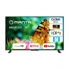 Manta 50LUS122T 50" UHD SMART DVB-T2 HEVC / H.265 Televizors
