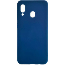 Evelatus Samsung A20 Silicon Case Dark Blue