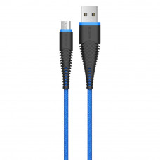 Devia Fish 1 Series Cable for Micro USB (5V 2.4A,1.5M) blue