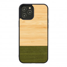 MAN&WOOD case for iPhone 12/12 Pro bamboo forest black