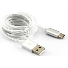 Sbox USB->Type C M/M 1.5m USB-TYPEC-15W fruity white
