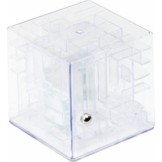 Moneybox maze puzzle transparent 10cm
