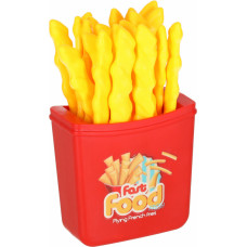 Arcade game popping flying fries