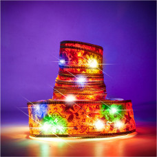 Dekoratīvā LED lente 10m 100LED Ziemassvētku eglīšu lampiņas Ziemassvētku rotājums daudzkrāsains ar baterijām