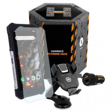 MyPhone Hammer Iron 3 LTE Dual silver Extreme Pack/Android 9.0/telefons/komplekts