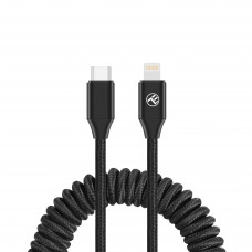 Tellur pagarināms USB-C līdz Lightning kabelis PD27W līdz 1,8 m melns