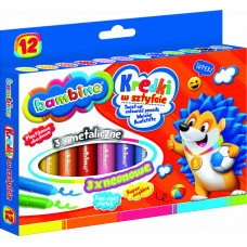 BAMBINO Stick Crayons 12 colors
