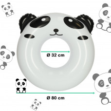 Bērnu peldēšanas peldriņķis,80cm panda