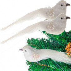 Ziemassvētku eglīšu pušķi - putniņi 2 gab (16920-uniw)