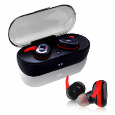 - None - V.Silencer Ture Wireless Earbuds black/red
