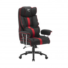 White Shark LE MANS datora spēļu krēsls melns/sarkans