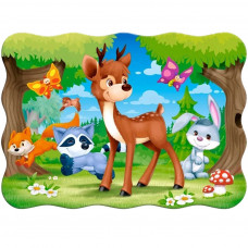 Puzzle 30 pieces A Deer and Friends - Forest Animals 4+