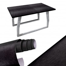 Foil roll metallic brushed black 1,52x30m