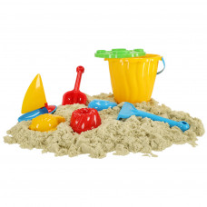 Sand bucket with accessories sailboat shovel