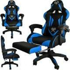 Datora spēļu krēsls - melns un zils (13836-uniw)