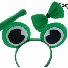 Costume headband bow tie tail set frog