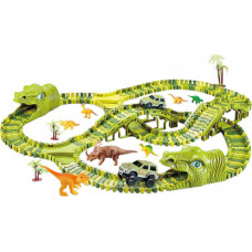 Auto trase - dinozauru parks - 240 priekšmetu (15496-uniw)