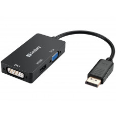 Sandberg 509-11 Adapteris DP>HDMI+DVI+VGA