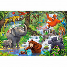Puzle 40el. Maxi Jungle Animals - Džungļu dzīvnieki