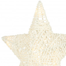 Christmas decoration standing star 39cm 10LED warm yellow battery powered