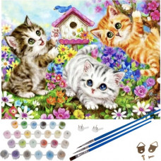 Painting by numbers 40x50cm - cats (17064-uniw)