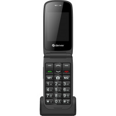 Denver BAS-24400MNB,Mobilais atvāžamais tālrunis, īpaši izstrādāts vecāka gadagājuma lietotājiem,podziņu telefons