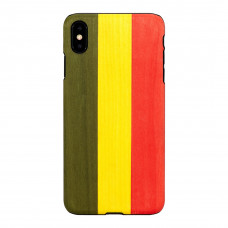 MAN&WOOD Aizmugurējais vāciņš iPhone XS Max reggae black