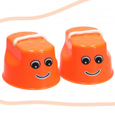 Kājas bērniem līdzsvara tupeles 2gab oranžas
