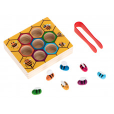 Montessori bees honeycomb educational game