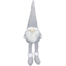 Christmas gnome with beard grey 47cm