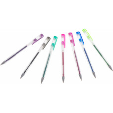 Color glitter gel pens set of 25pcs.