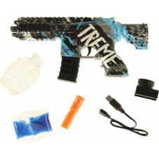 Ūdens šautene zila gēla lodīšu pistole USB akumulatora jauda 550gab. 7-8 mm