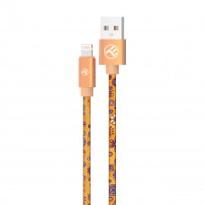 Tellur Graffiti USB uz Lightning kabelis 3A 1m oranžs
