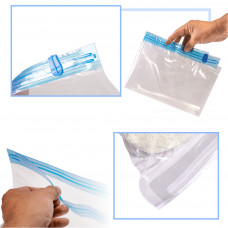 Vacuum roll bags for clothes 9 pieces 3 sizes 35x50cm, 40x50cm, 50x70cm