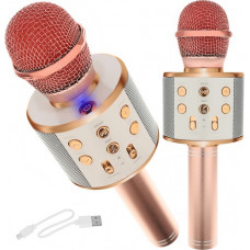Karaoke mikrofons - gaiši rozā (16804-uniw)