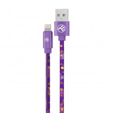 Tellur Graffiti USB uz Lightning kabelis 3A 1m violets