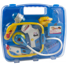 Ārsta komplekts koferī DOCTOR +zilā krāsā