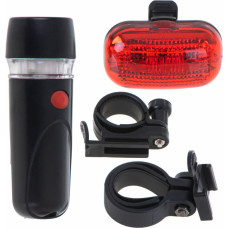 L-BRNO velosipēda lukturis LED,priekšējais,aizmugurējais ar akumulatoru darbināms velosipēda lukturis