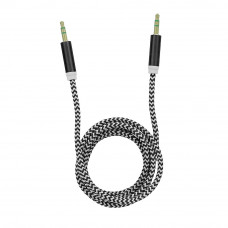 Tellur Basic audio kabelis aux 3.5mm jack 1m Melns