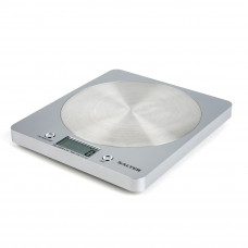 Salter 1036 SVSSDR disku elektroniskie digitālie virtuves svari - sudraba