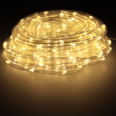 LED gaismas virtene 10m 100LED silti balta