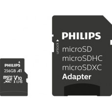 Philips MicroSDHC 256GB class 10/UHS 1 + Adapter