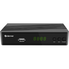 Denver DTB-146 DVB-T2 H.265 televizora dekoders BA (bezmaksas apraide) kanāliem